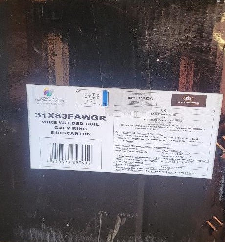 3.1 x 83mm Galvanised Ring Coil Nails