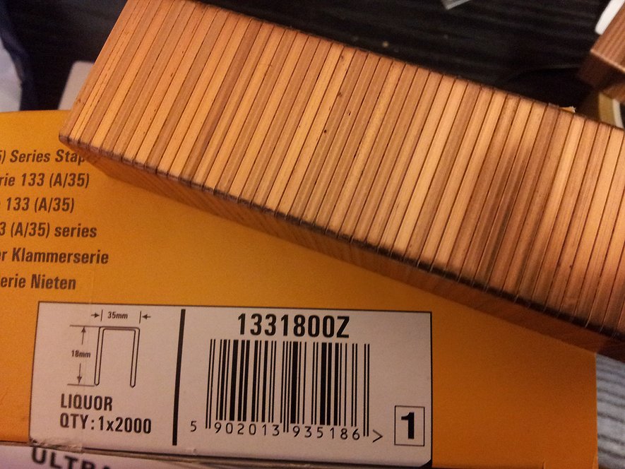 Bostitch A58 15mm, A35 18mm & A78 22mm 35mm Crown Carton Staples