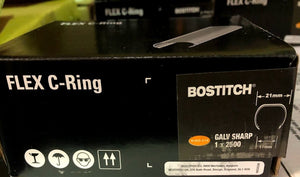 Bostitch RING616 "C" Ring Fasteners..Galv & S/Steel