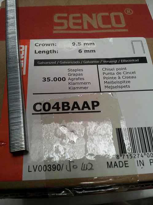 Senco C03BAAP, C04BAAP, C05BAAP, C06BAAP, C08BAAP Staples