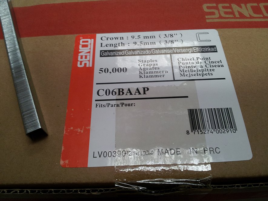 Senco C03BAAP, C04BAAP, C05BAAP, C06BAAP, C08BAAP Staples