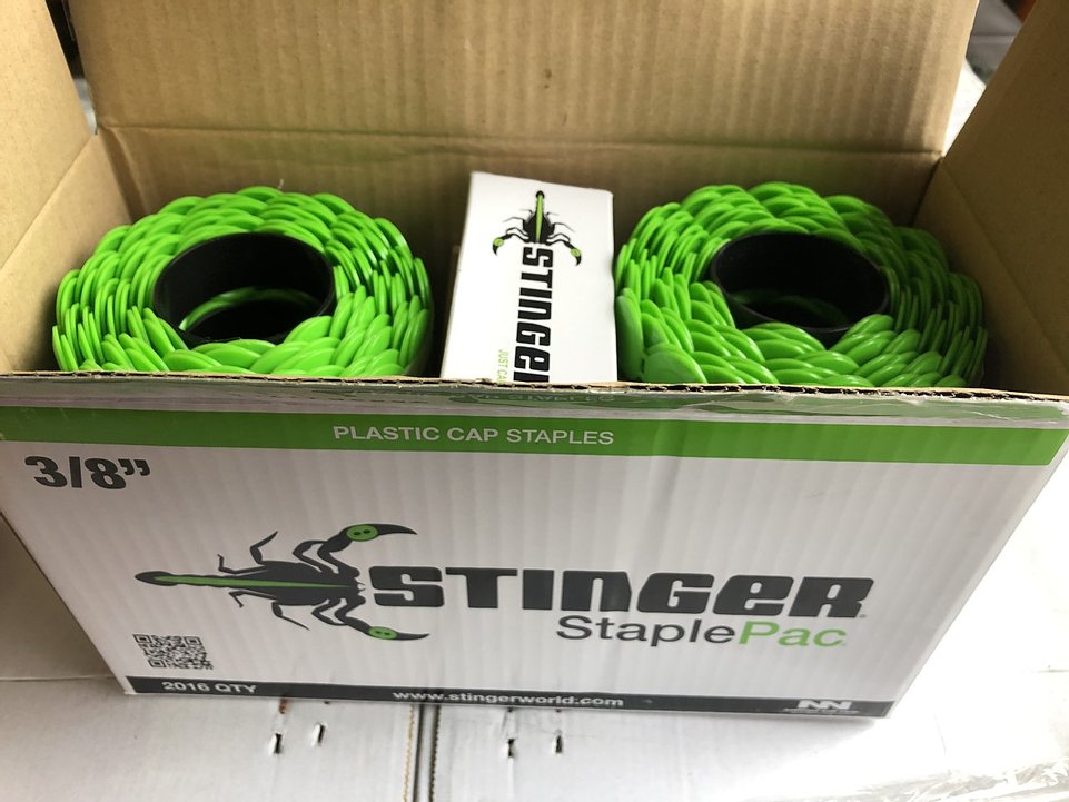 Plastic Caps with Staples for Stinger CH38 & CH38A
