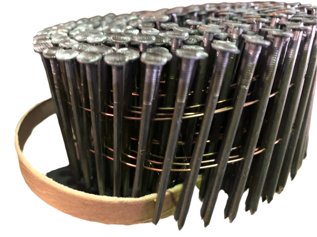 2.5 x 64mm Bright Smooth Coil Nails