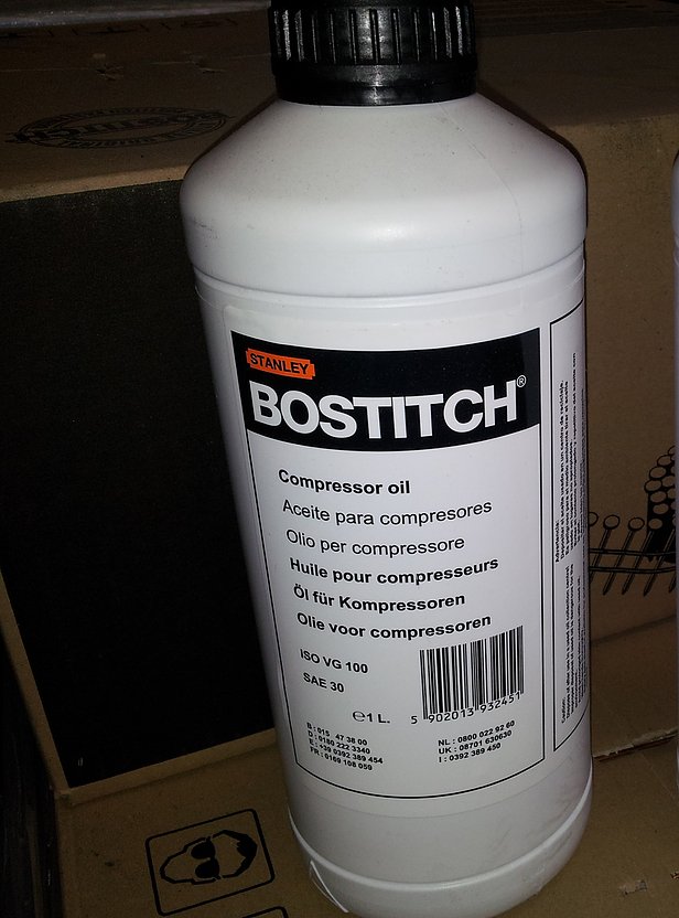 Bostitch ISOVG100 Compressor Oil