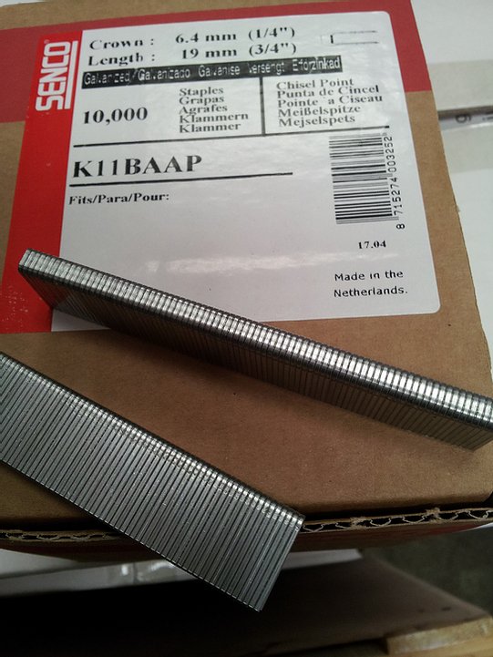 Senco K Series Staples, 10mm - 25mm