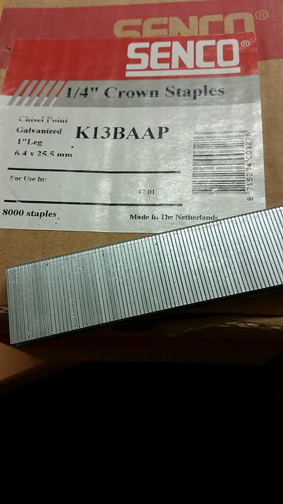 Senco K Series Staples, 10mm - 25mm