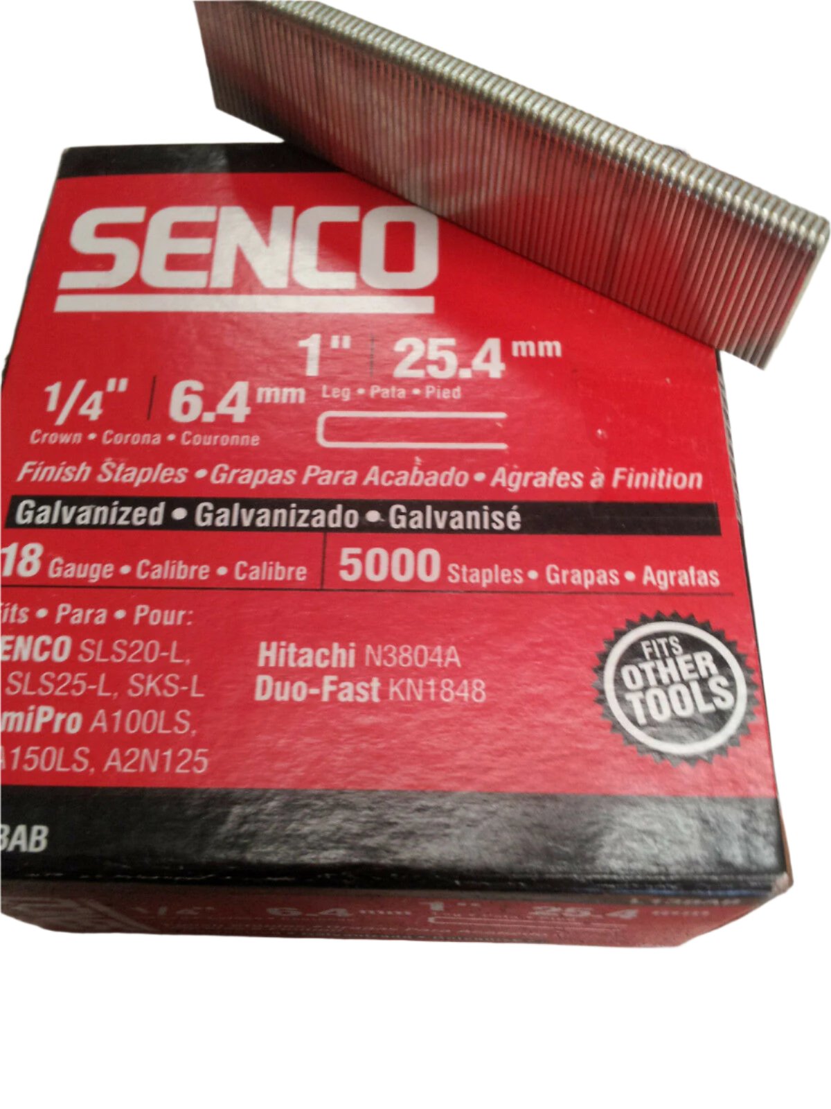 Senco L08BAB, L10BAB, L12BAB, L13BAB Galvanised Staples