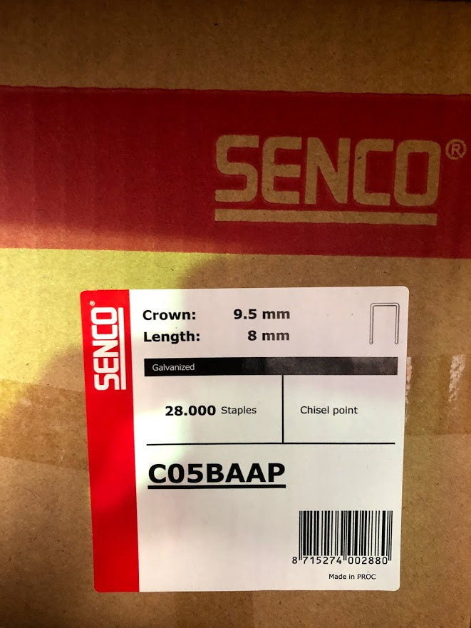 Senco C03BAAP, C04BAAP, C05BAAP, C06BAAP, C08BAAP Staples