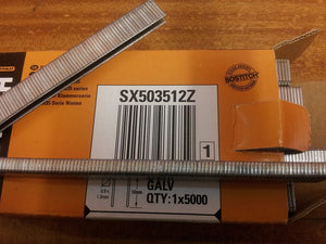 SX5035 Staples - Galvanised. 12mm - 25mm