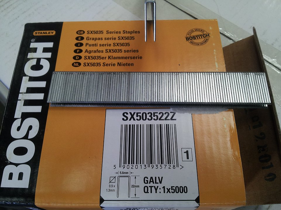 SX5035 Staples - Galvanised. 12mm - 25mm