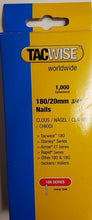 Load image into Gallery viewer, 18 Gauge 20mm Galvanised Brad Nails - Pack of 1,000
