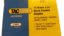 Load image into Gallery viewer, 71 Series 8mm Black Coated Staples
