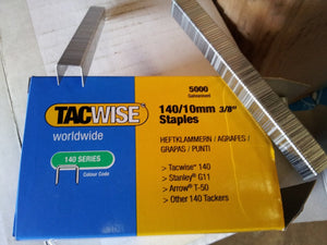 Tacwise 140 / A11 Type Galvanised Staples, 8mm-14mm