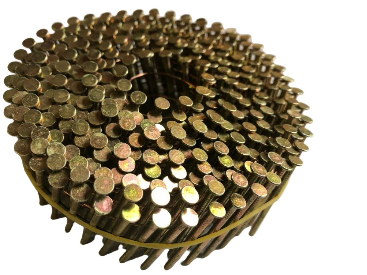 2.1 x 25mm - 50mm Galvanised, Ring, 15 Degree Flat Wound Coil Nails