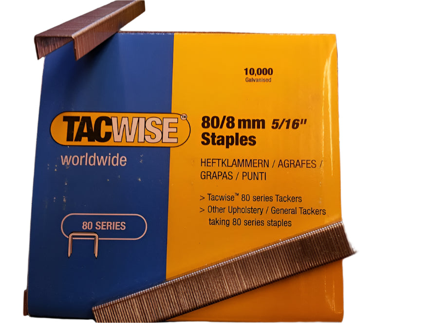 80 Series Galvanised Staples 6mm - 16mm